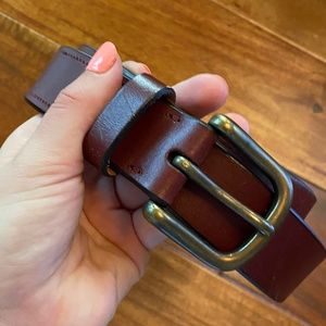 Cordovan Leather Men's Belt
